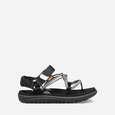 Teva Voya Infinity Kids' Black / Light White Hiking Sandals CA07071 Canada Online